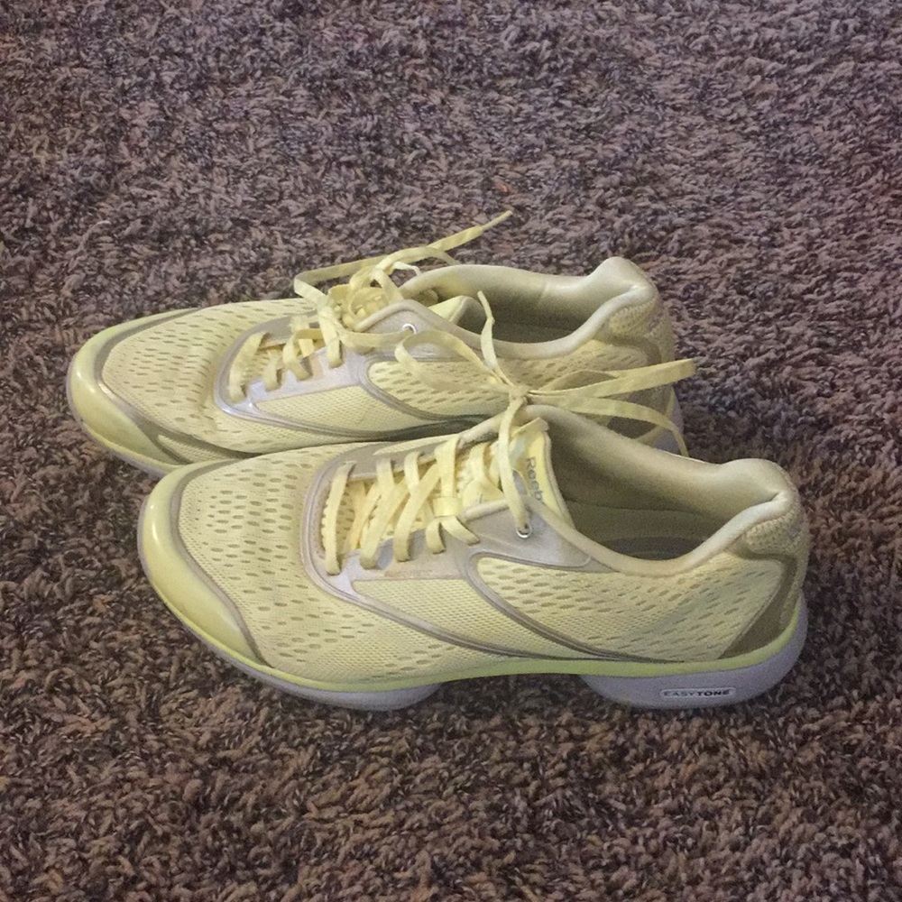 Yellow Reebok easy tone